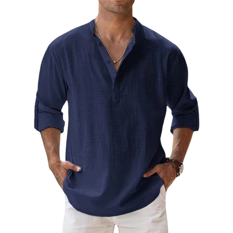 Chemise pour hommes - Lin - pour le printemps et l'été