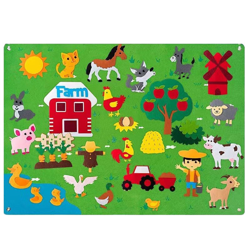 VelvetiKIDS - Tableau en feutre pour tout-petits