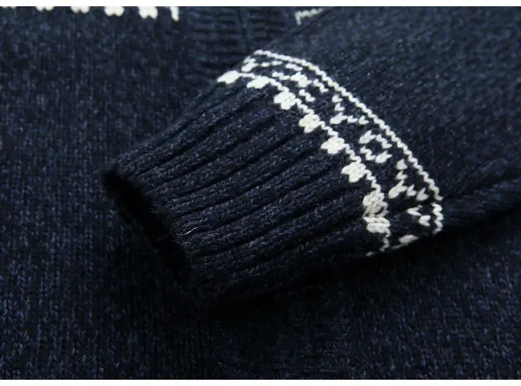 Raven – Cardigan zippé décontracté en maille pour hommes