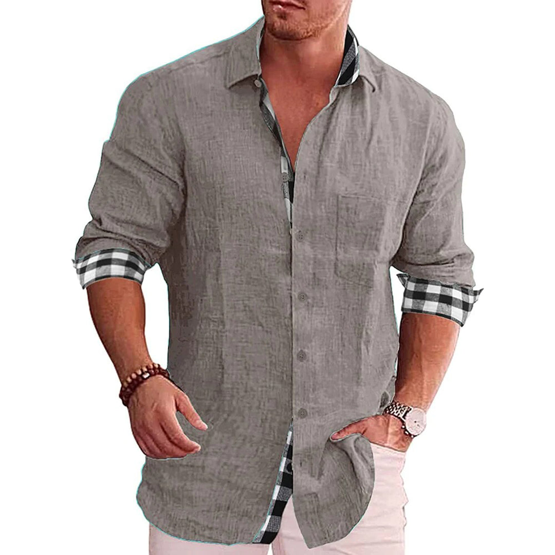 Chemise à boutons pour hommes - Dirk