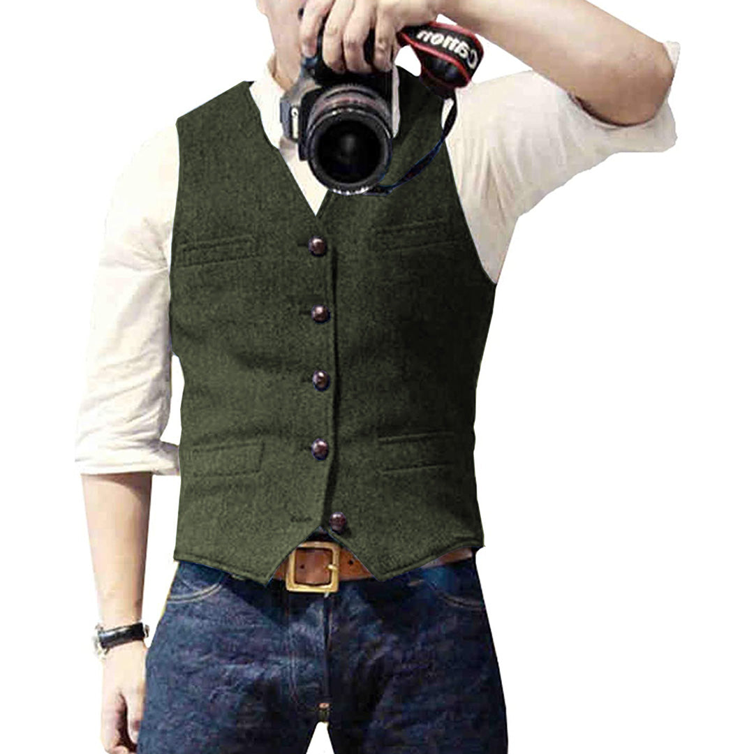 Gilet en denim pour hommes - Marko