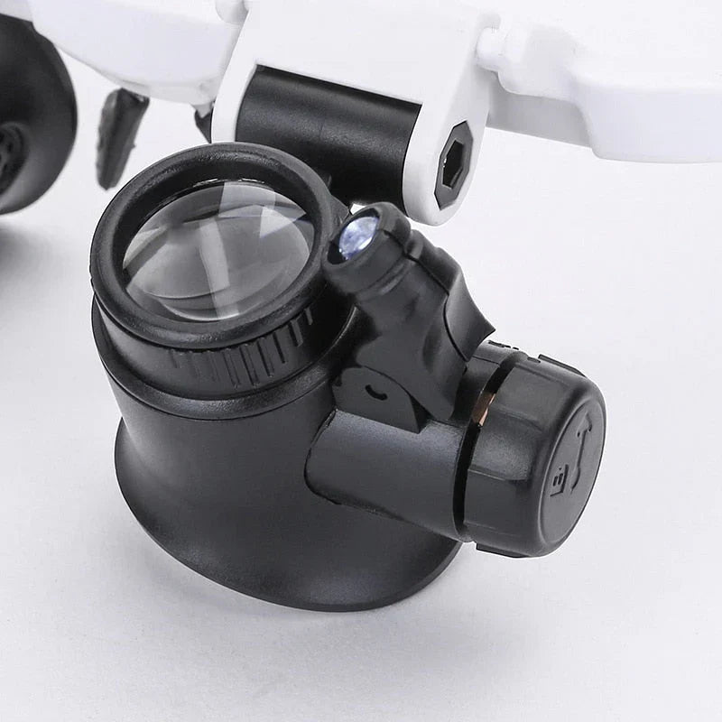Palmiro - Magnifying Glass with LED Light and Adjustable Lenses