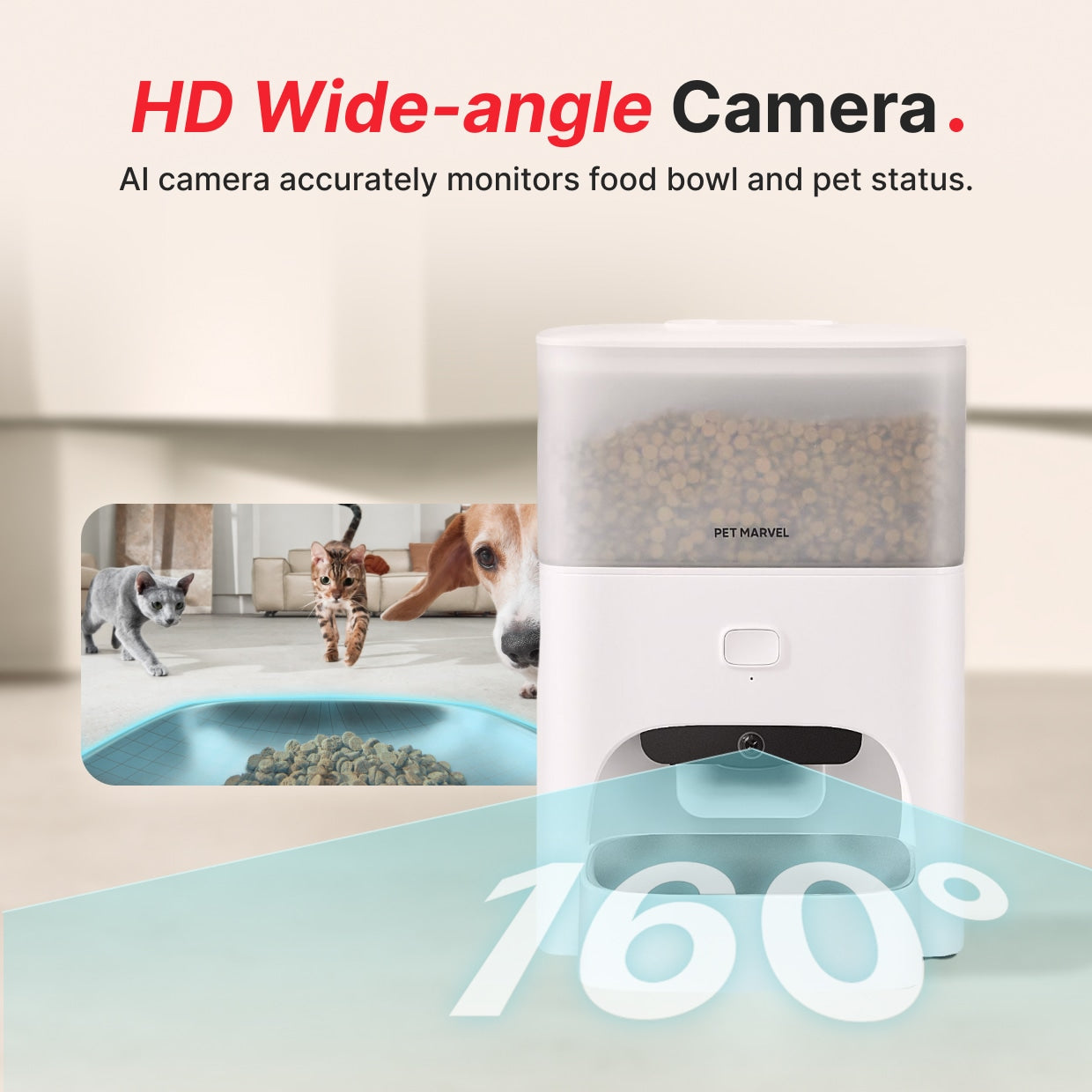 Petdiary – Smart automatisk kattefodrer med kamera