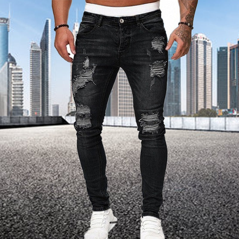 Benham - Jeans pour hommes élégants avec détails déchirés