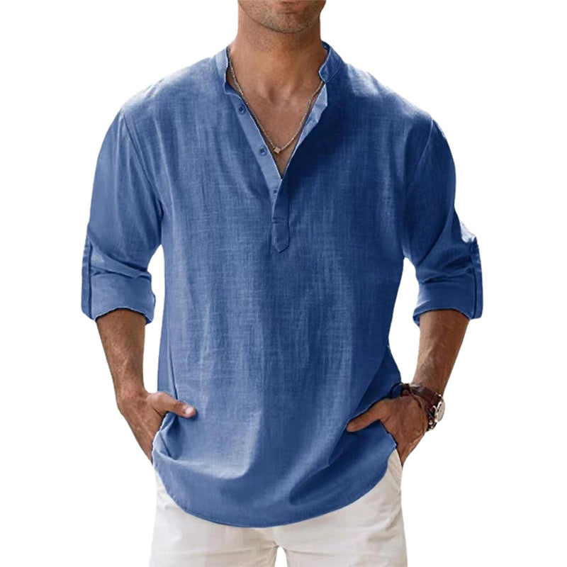 Chemise pour hommes - Lin - pour le printemps et l'été