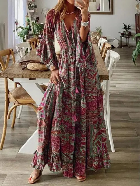 Robe Maxi Bohémienne - Kristen