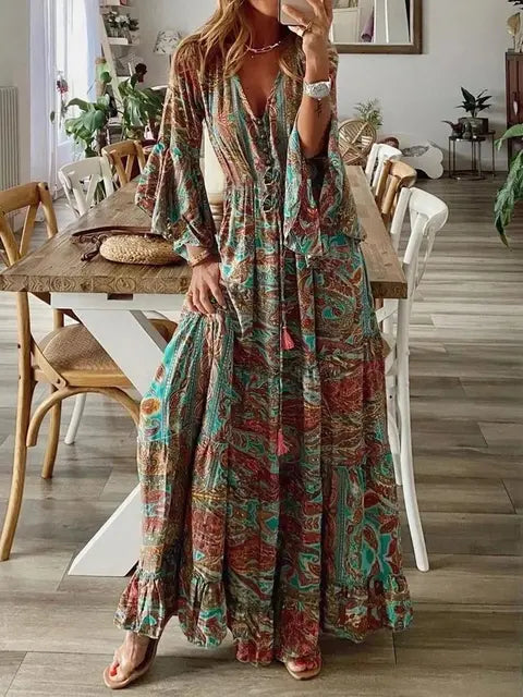 Robe Maxi Bohémienne - Kristen