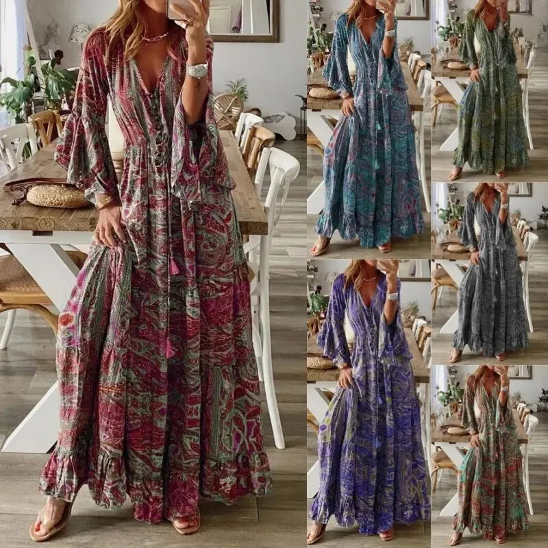 Robe Maxi Bohémienne - Kristen