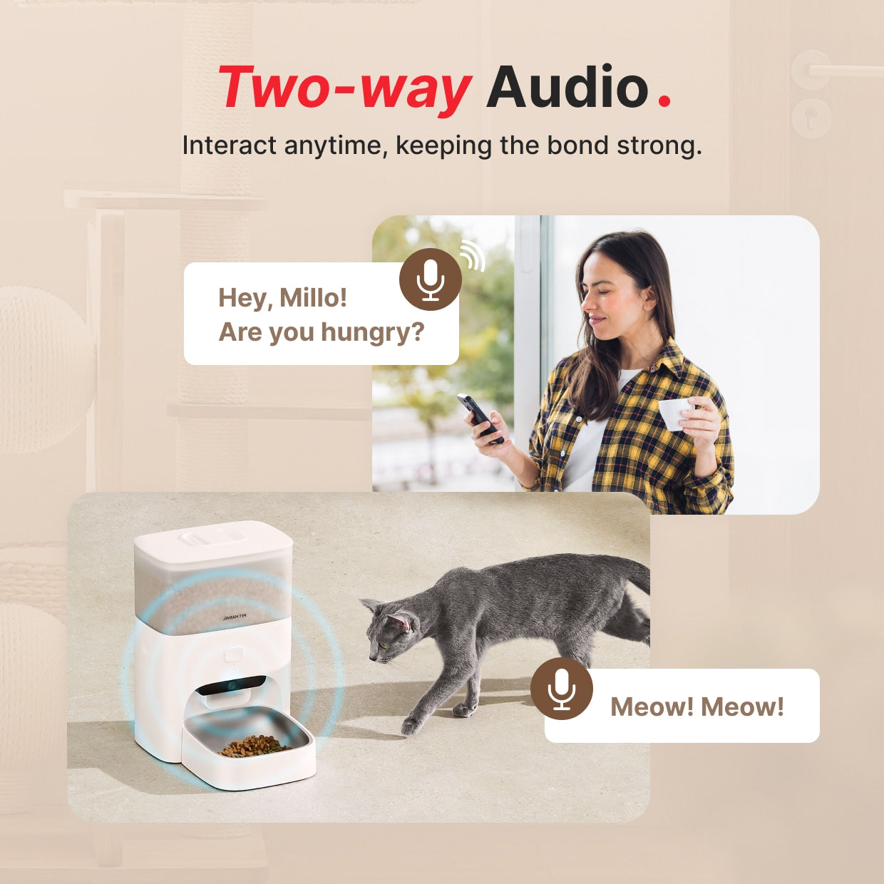 Petdiary – Smart automatisk kattefodrer med kamera