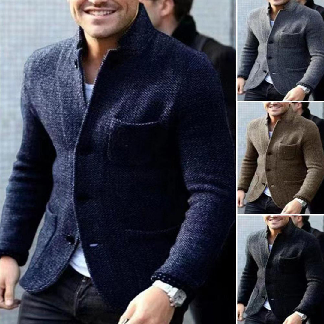 Owen - Knitted Gilet with Pockets for Men