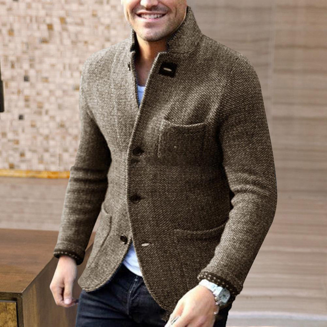 Owen - Knitted Gilet with Pockets for Men