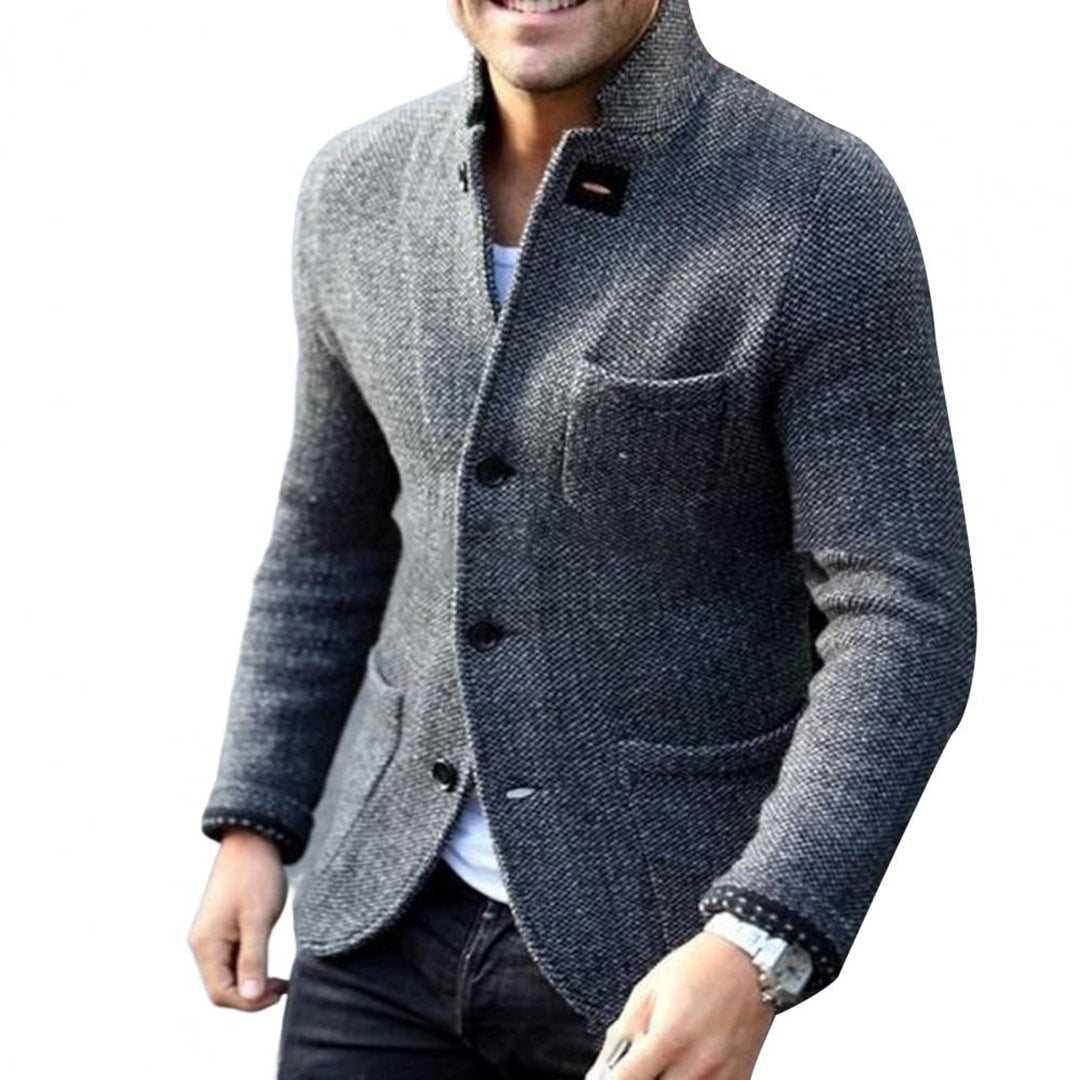 Owen - Knitted Gilet with Pockets for Men