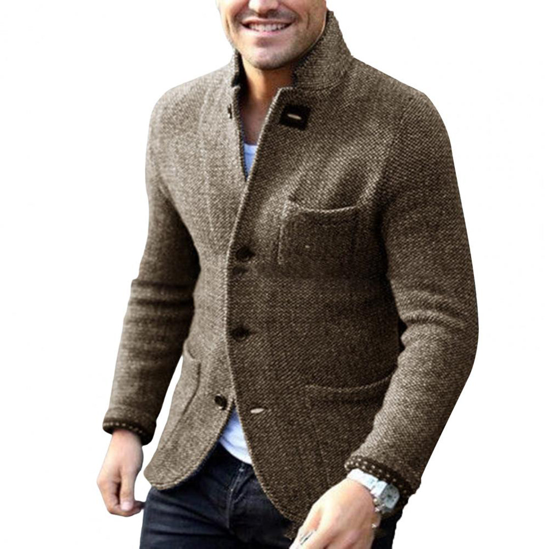 Owen - Knitted Gilet with Pockets for Men