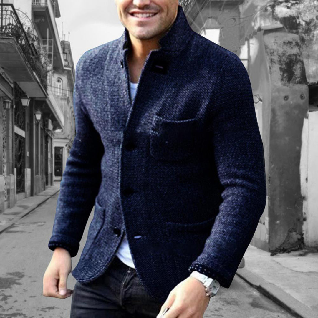 Owen - Knitted Gilet with Pockets for Men