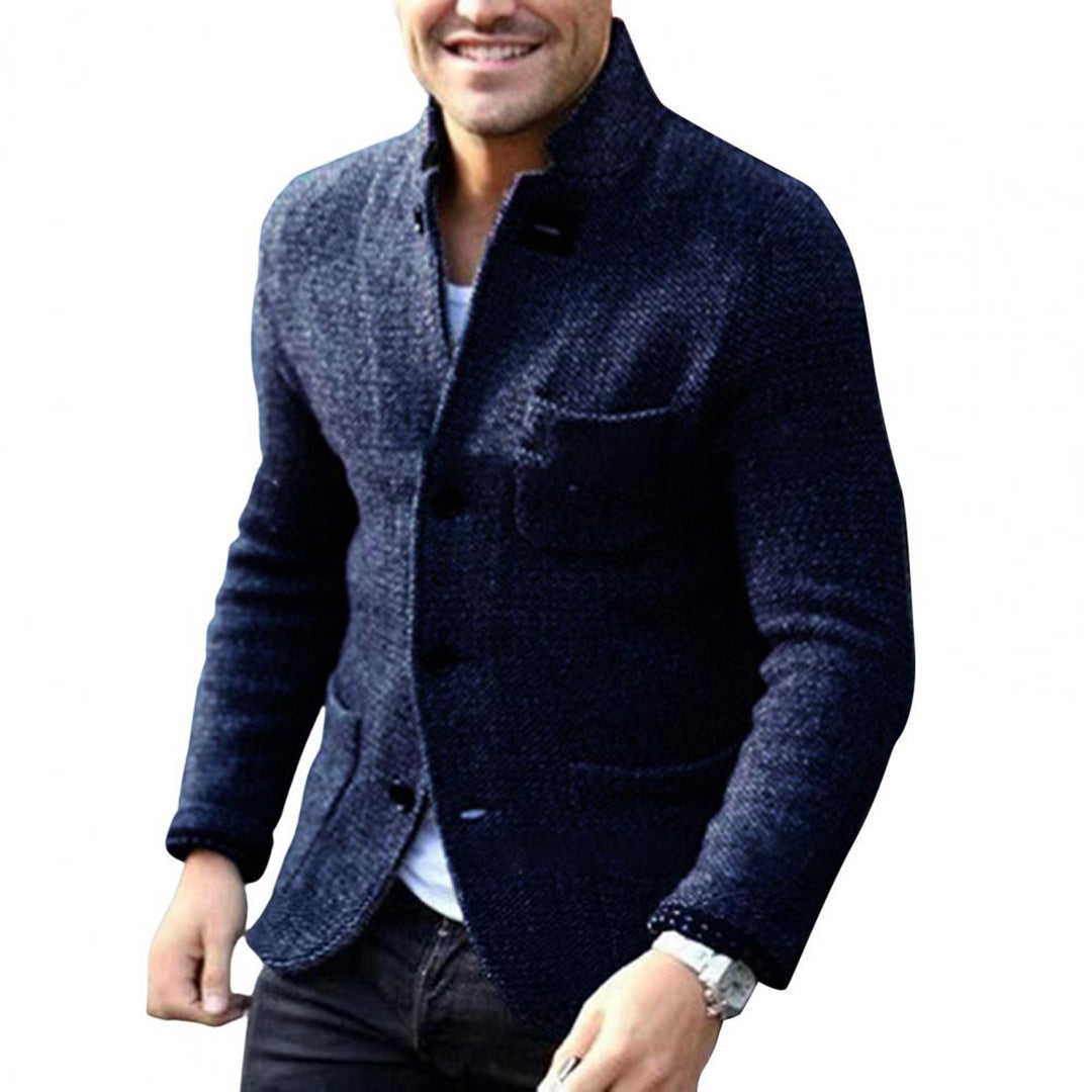 Owen - Knitted Gilet with Pockets for Men