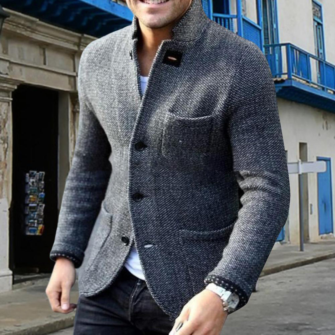 Owen - Knitted Gilet with Pockets for Men
