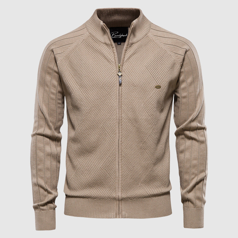 Veste zippée intégrale pour homme - Coton - Zyan
