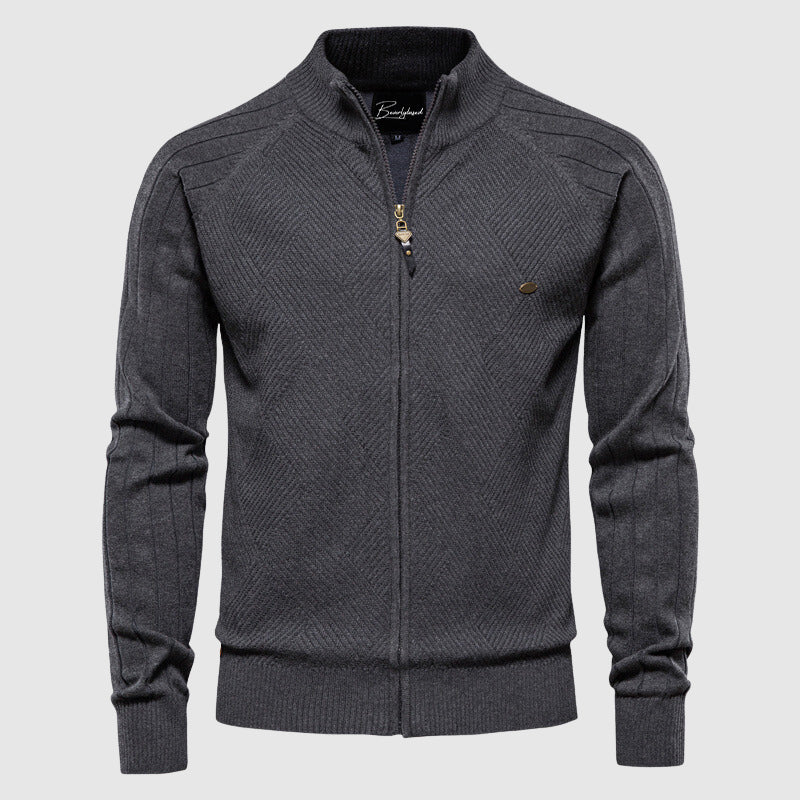 Veste zippée intégrale pour homme - Coton - Zyan