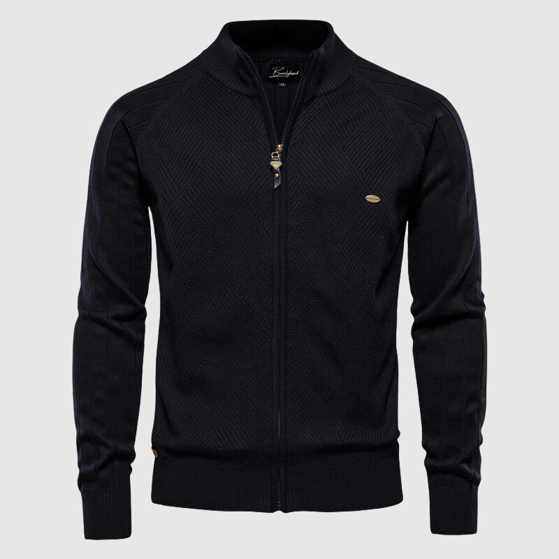 Veste zippée intégrale pour homme - Coton - Zyan