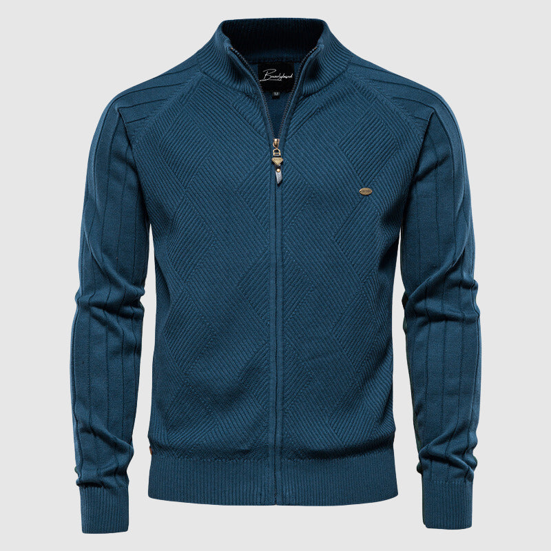 Veste zippée intégrale pour homme - Coton - Zyan