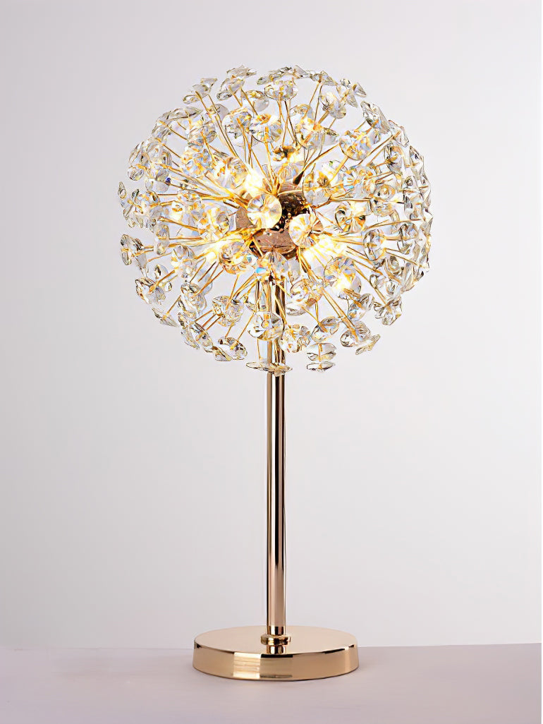 CrystalBloom - Bordlampe inspireret af mælkebøtte