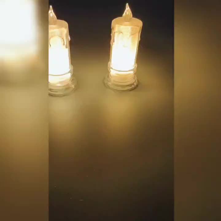 EternaGlow - LED flammesfri lysestakesett for festdekorasjon