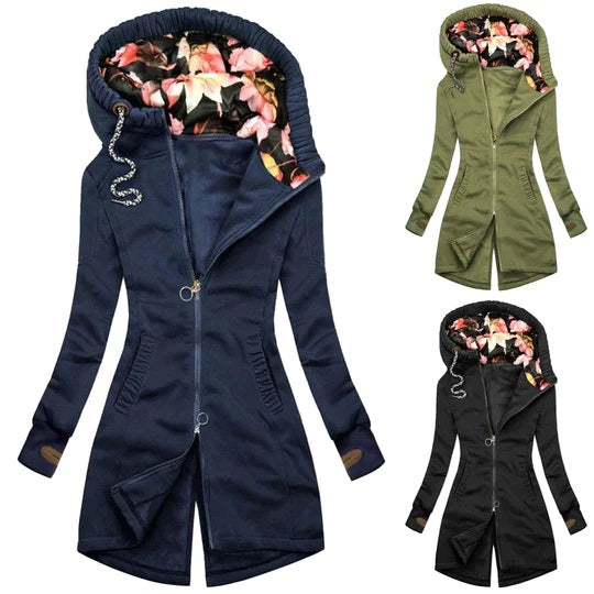 Veste de printemps pour femmes avec capuche - Idéale pour le printemps