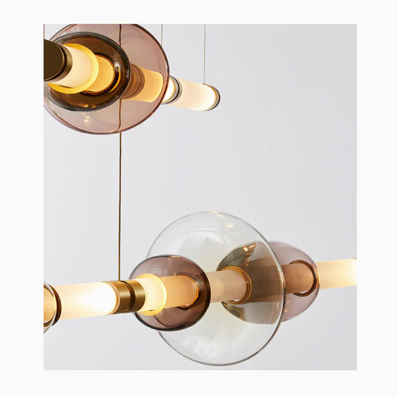 SpectrumLume - Farvet Glas Pendel Lys til Restaurant Dekoration