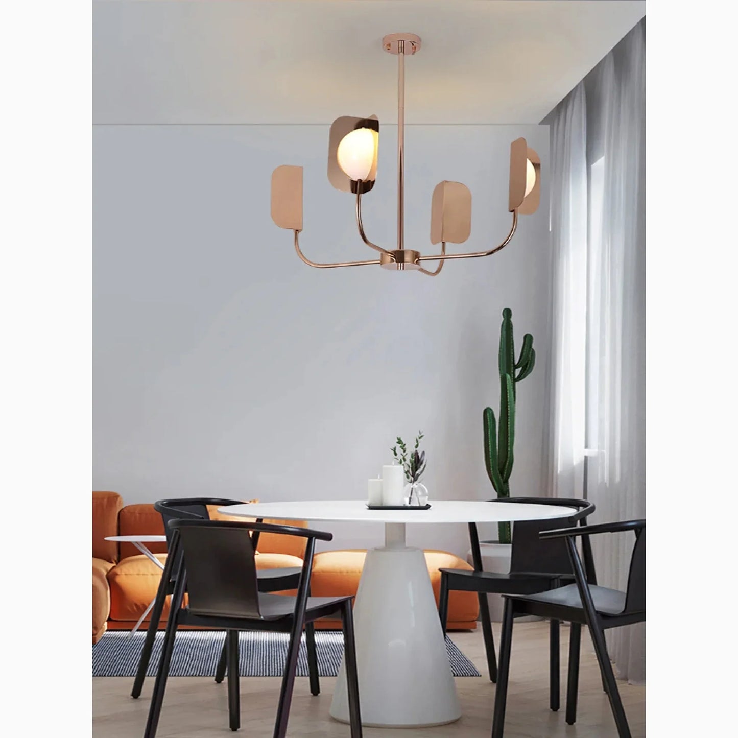 Glamora - Modern Rose Gold Ceiling Light