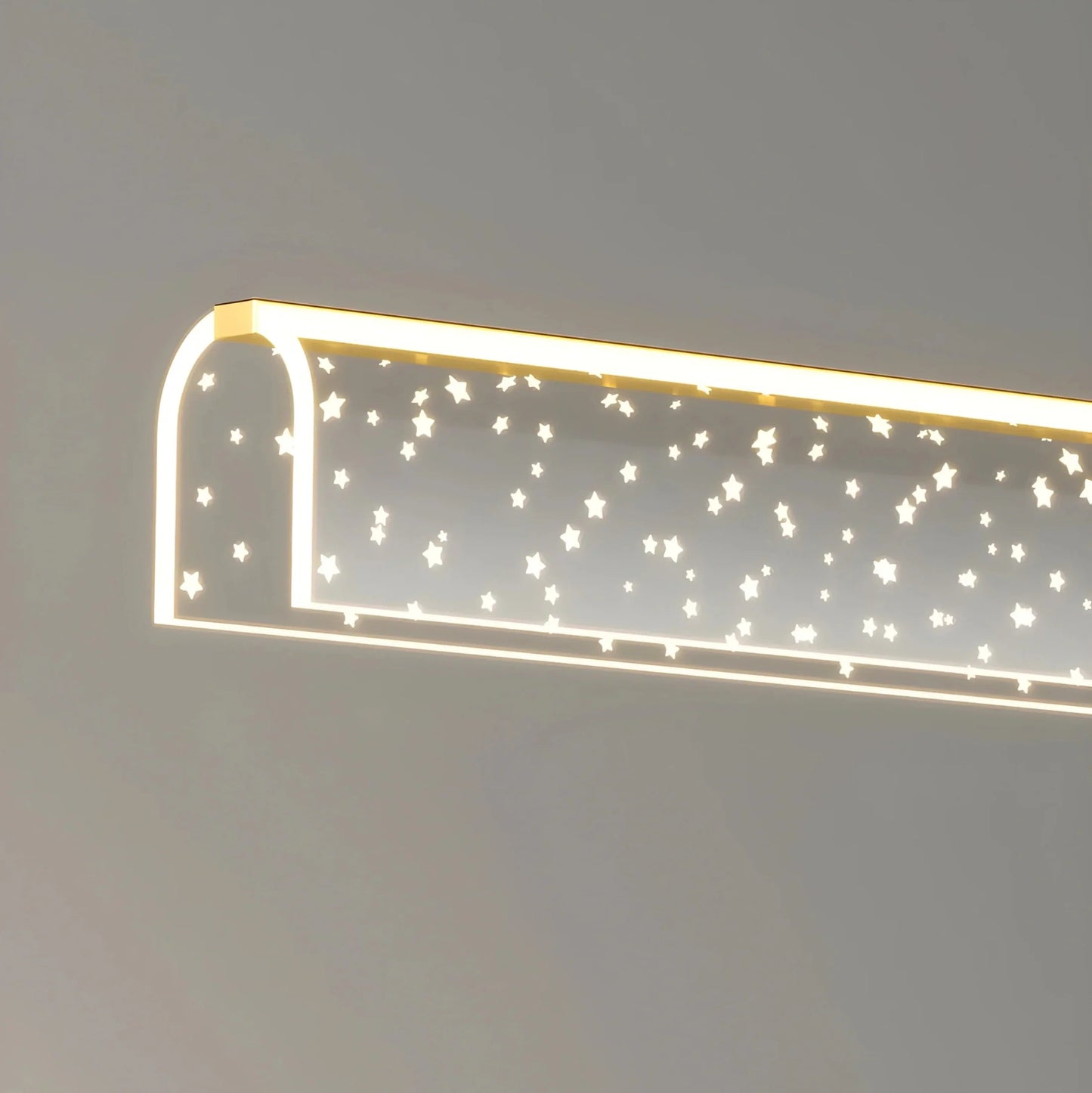StellarLume - Lysekrone i nordisk stil med stjernedesign til baren