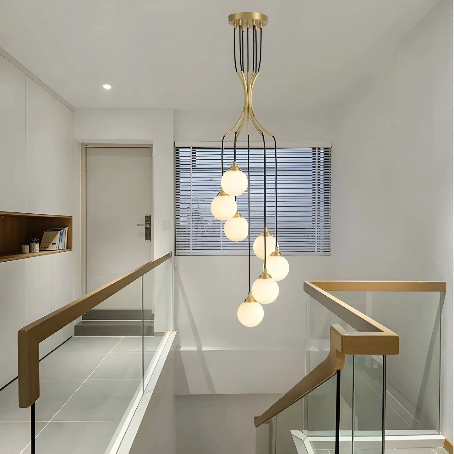 GlasOrbis - Modern Ball Chandelier