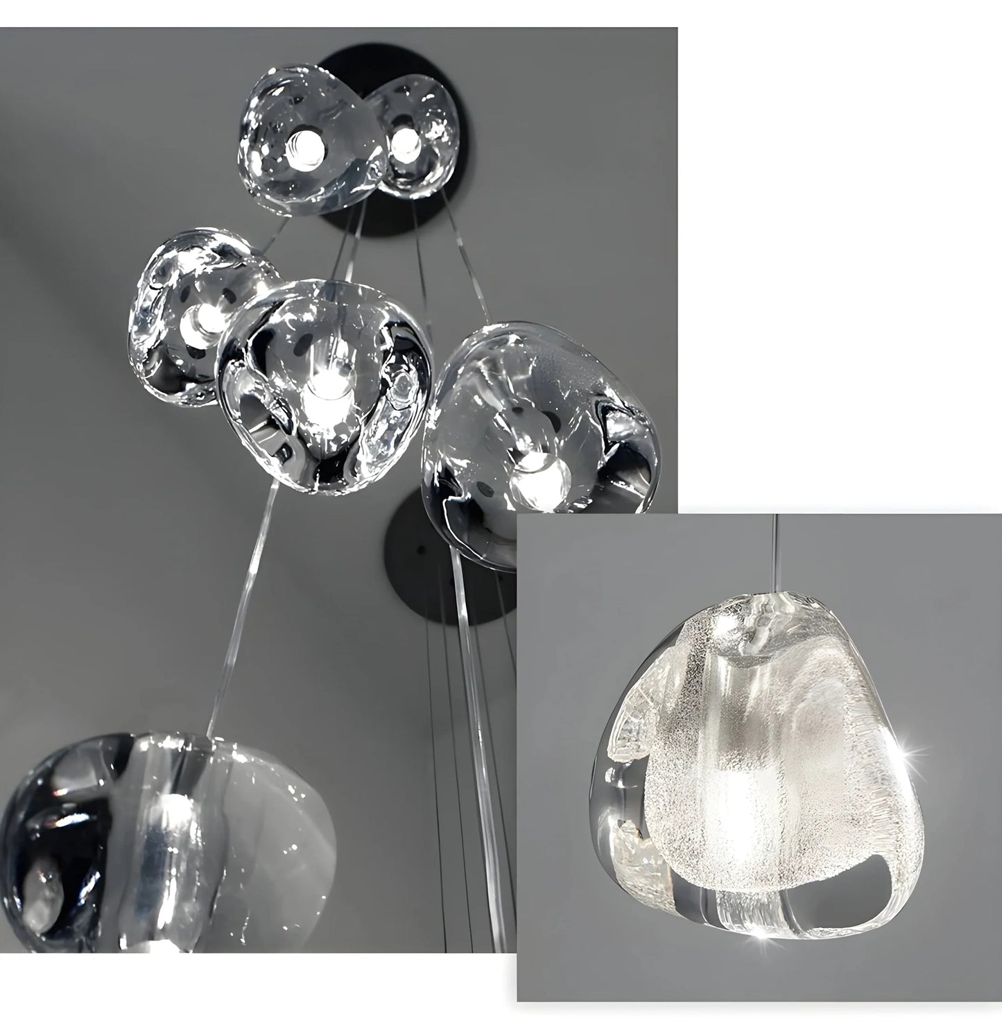 ShinyStep - Krystal lampe til ophæng