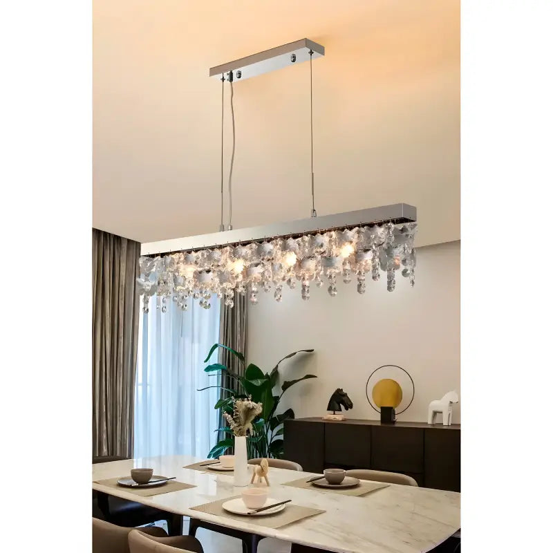 ShineLuxe - Moderne krystal lysekrone med LED-belysning