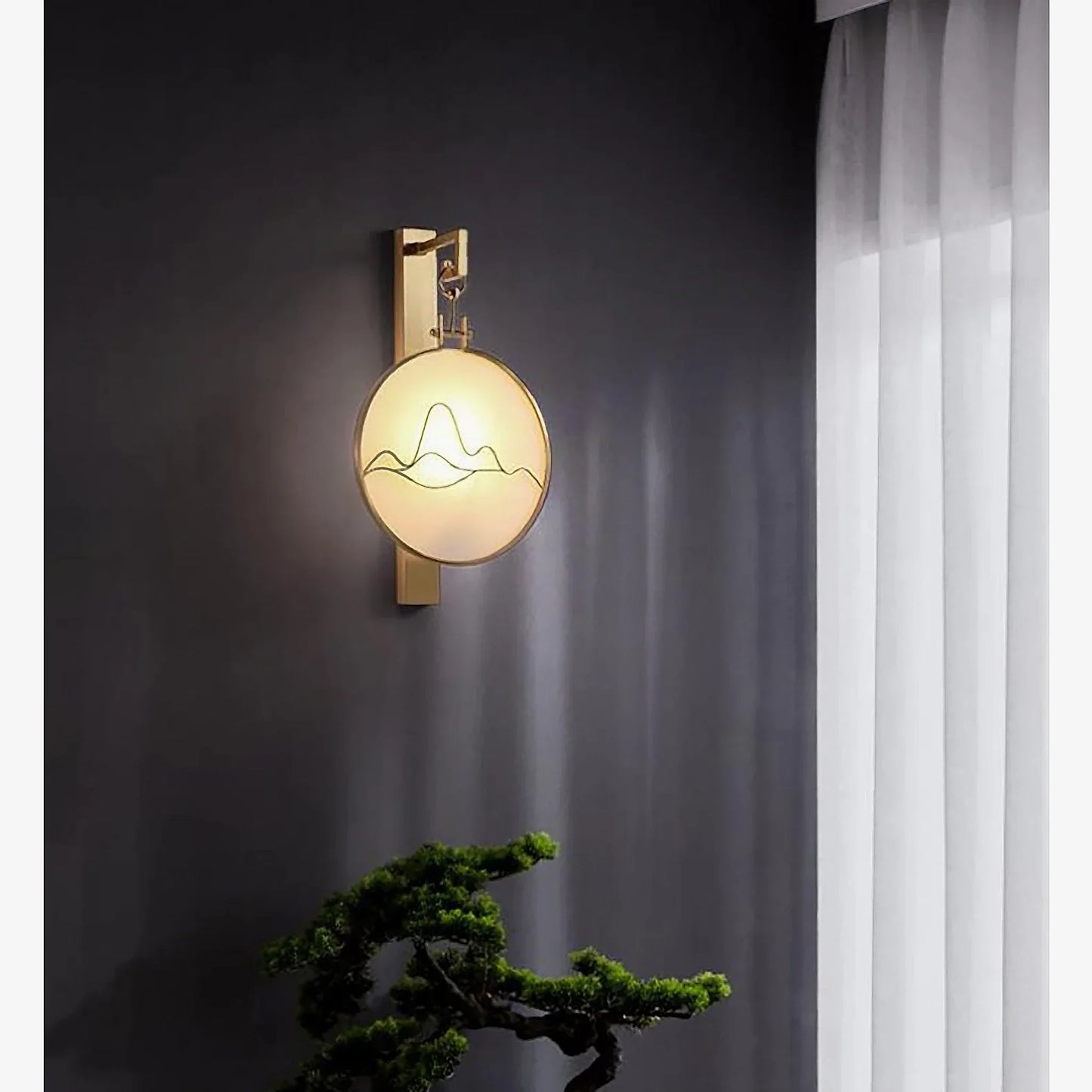 MysticGlow - Oosterse LED Wandlamp voor Gezellige Interieurs