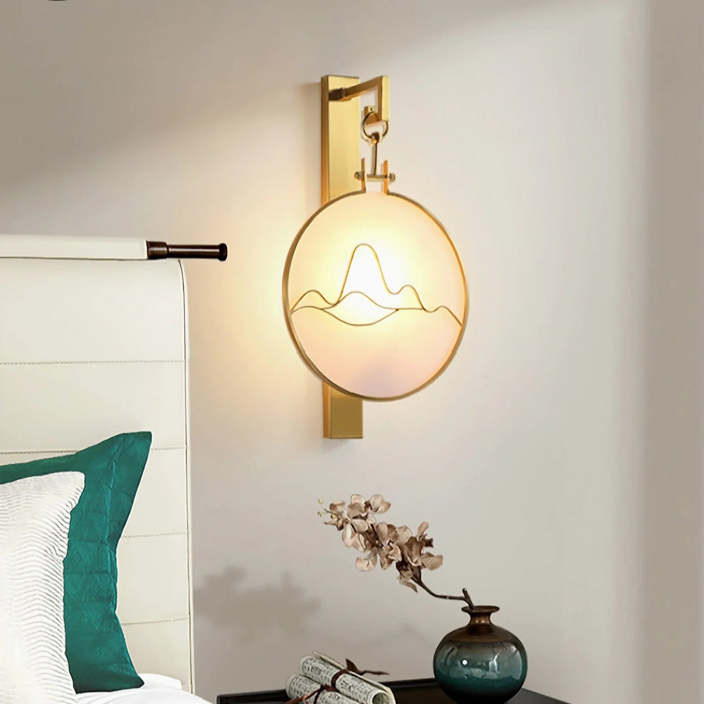 MysticGlow - Oosterse LED Wandlamp voor Gezellige Interieurs