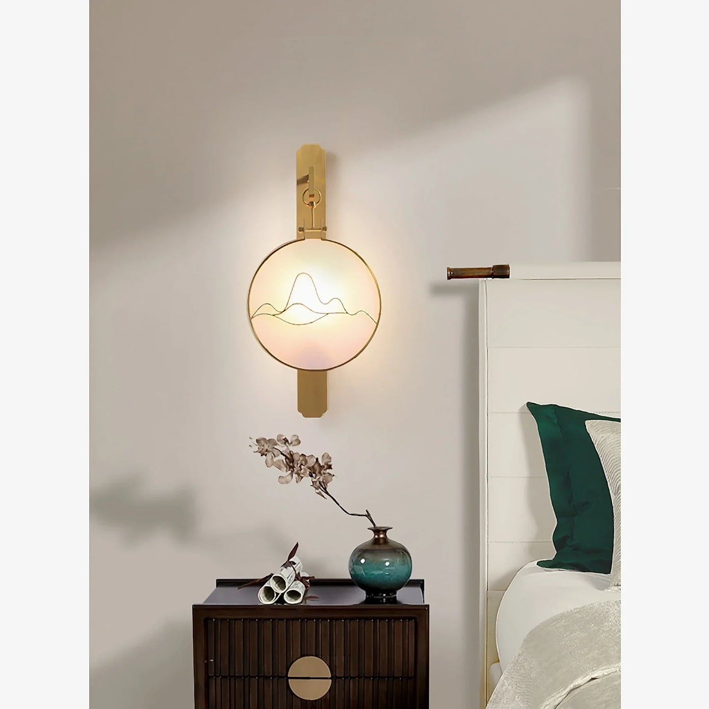 MysticGlow - Oosterse LED Wandlamp voor Gezellige Interieurs