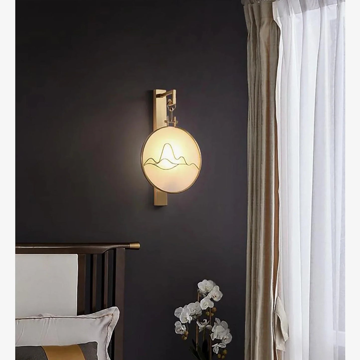 MysticGlow - Oosterse LED Wandlamp voor Gezellige Interieurs