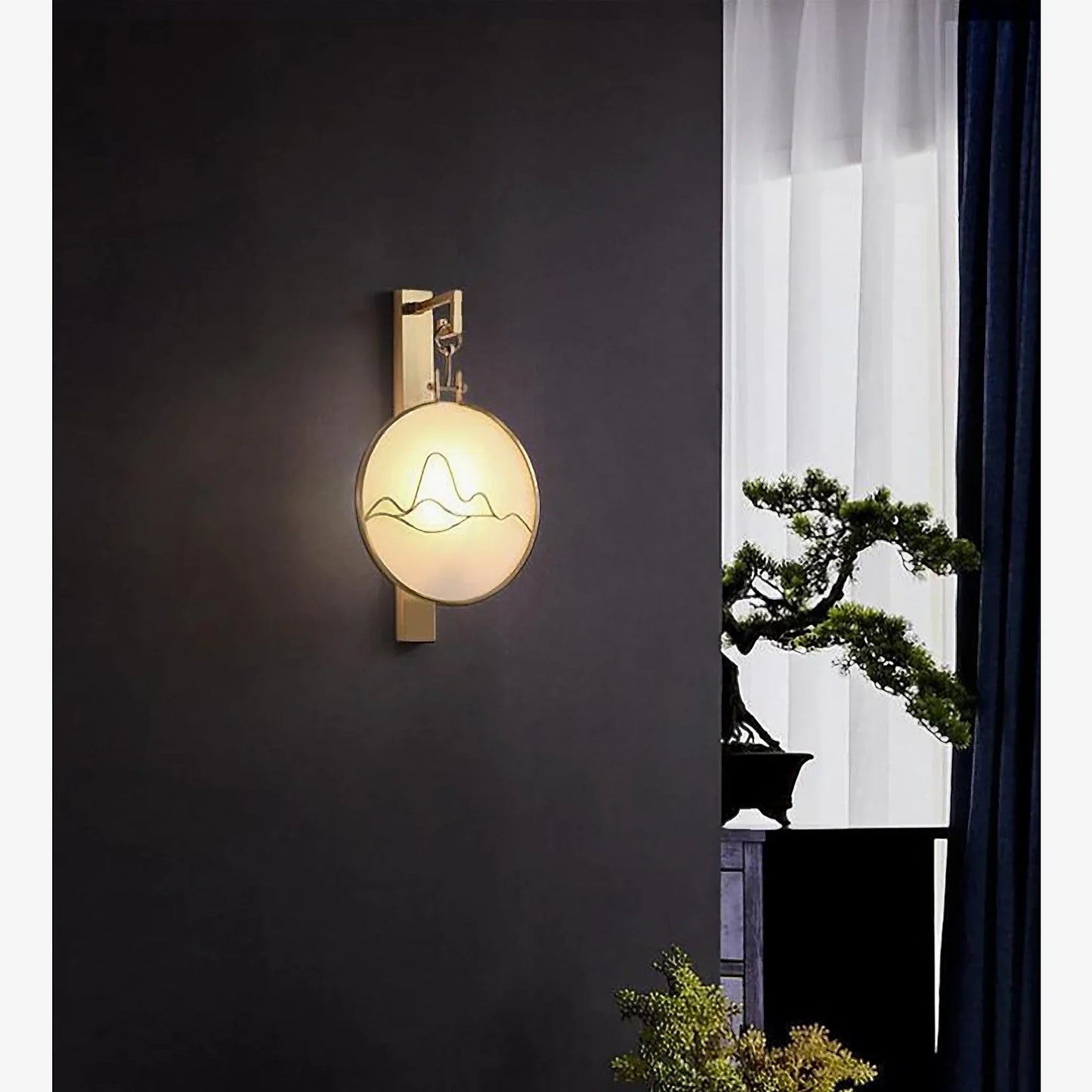 MysticGlow - Oosterse LED Wandlamp voor Gezellige Interieurs