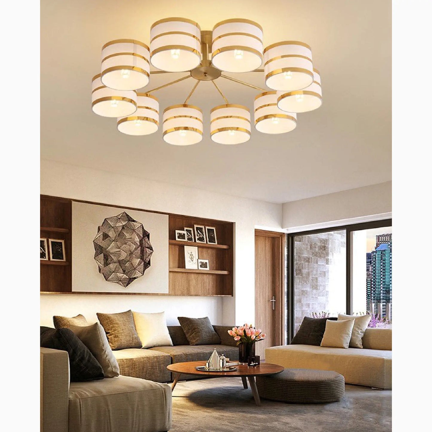 LichtAura - Sleek LED Ceiling Light