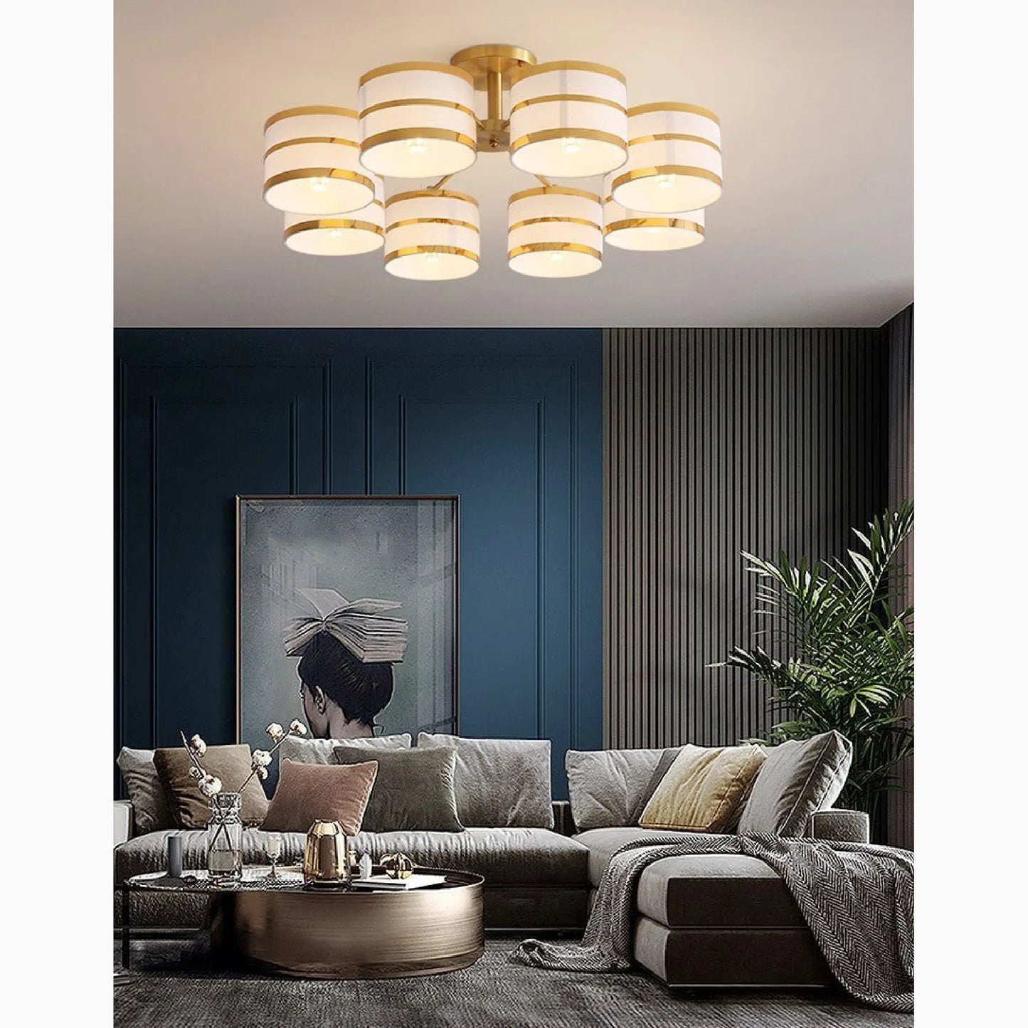 LichtAura - Sleek LED Ceiling Light