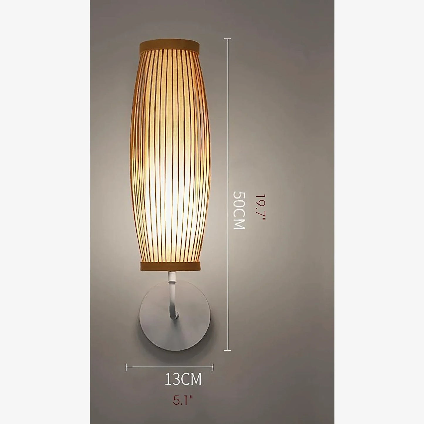 BambooZen - Wandleuchte aus japanischem Bambus für eine beruhigende Atmosphäre