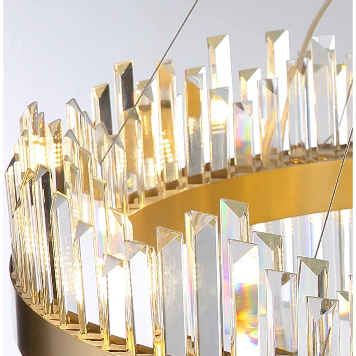 VetroGlow - Moderne glas trommelysependel