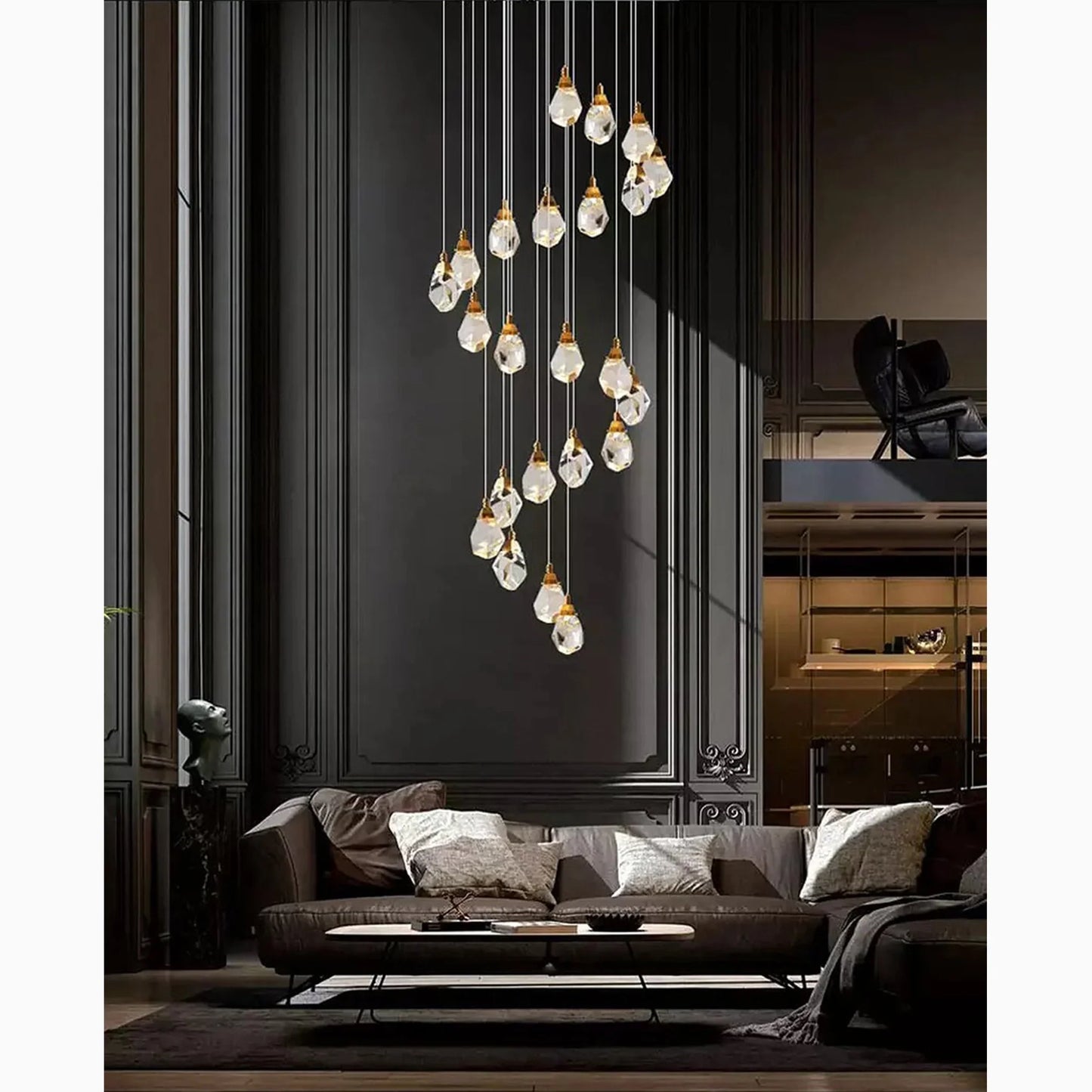 DiamondGlow - Crystal Pendant Light