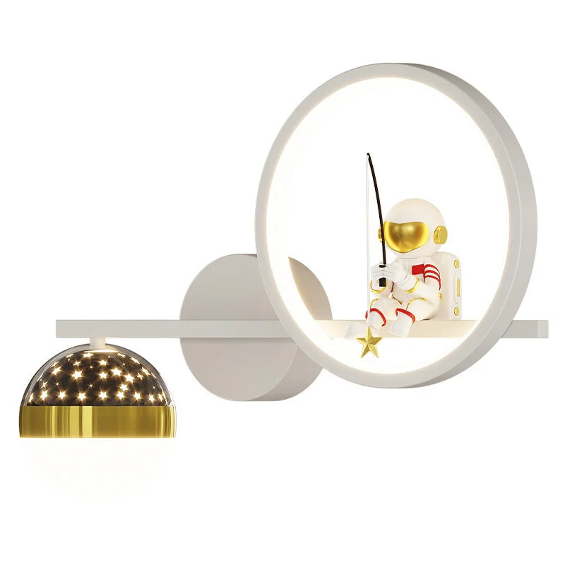 Lampe murale moderne pour chambre d'enfant avec lumière étoilée