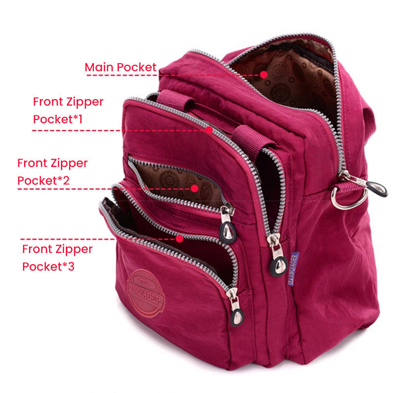 Vandtæt Multifunktionel Crossbody Taske - Wensy