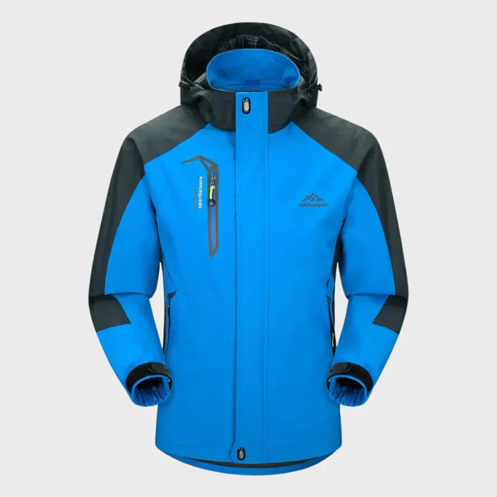 Veste pour homme - Imperméable et coupe-vent - avec capuche
