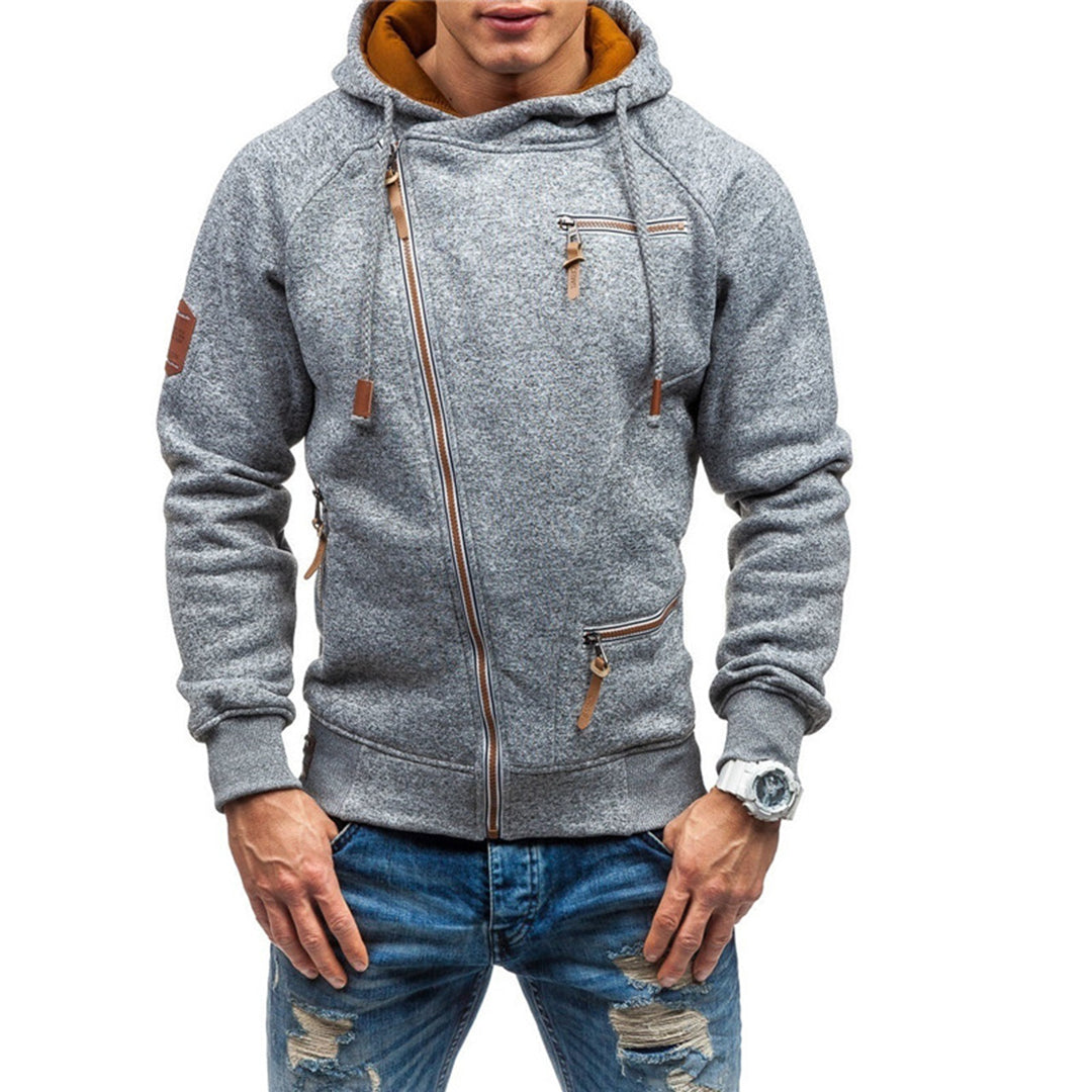 Murie - Casual fleece hettegenser med lommer for menn