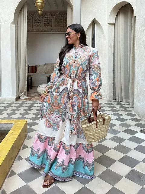 Robe bohémienne Maxi et Mini - Angela