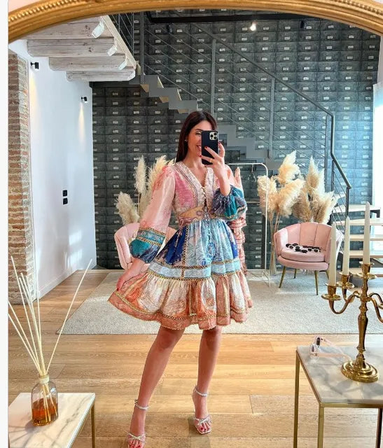 Robe bohémienne Maxi et Mini - Angela