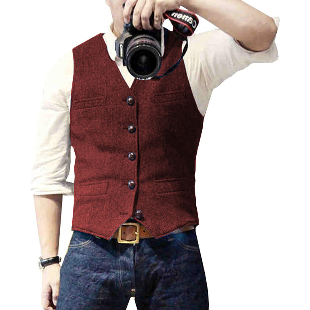 Gilet en denim pour hommes - Marko